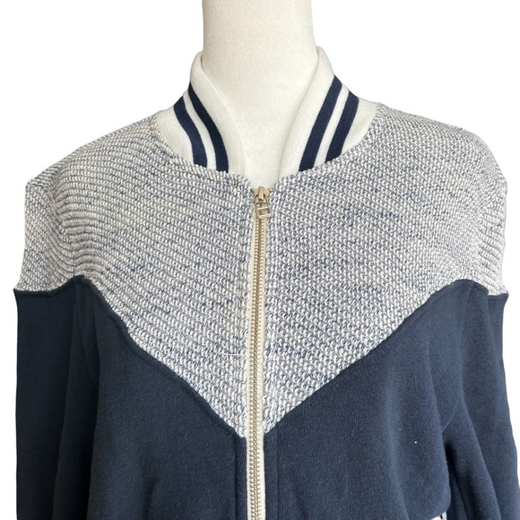 ANTHROPOLOGIE SOL ANGELES Zip Up Varsity Jacket - Picture 2 of 5
